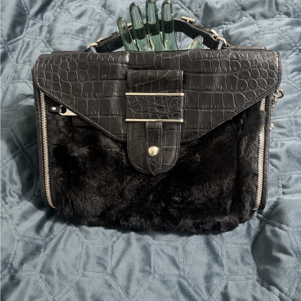 Rebecca Minkoff Collection Rabbit Fur Bag - Picture 5 of 16